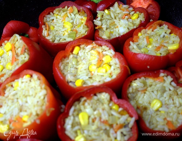 Снова рисом заполняем.