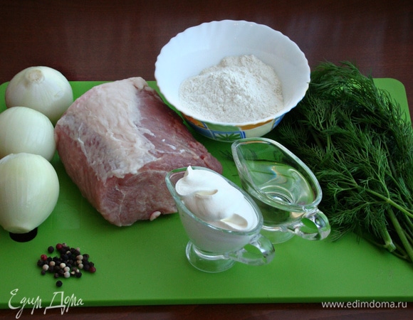 Подготовить все необходимые ингредиенты.