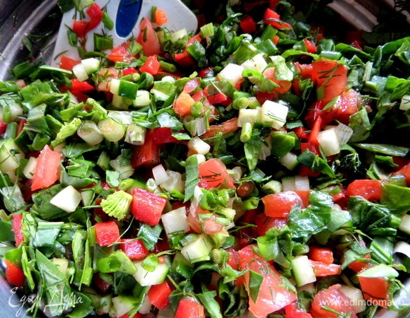 Перемешиваем состав.