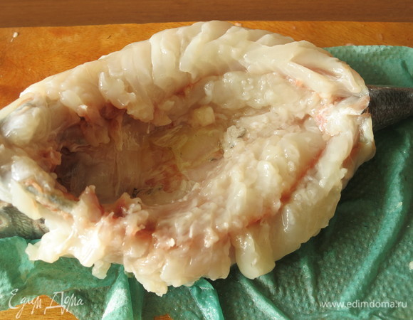 Вынимаем косточки оставшиеся, промываем.