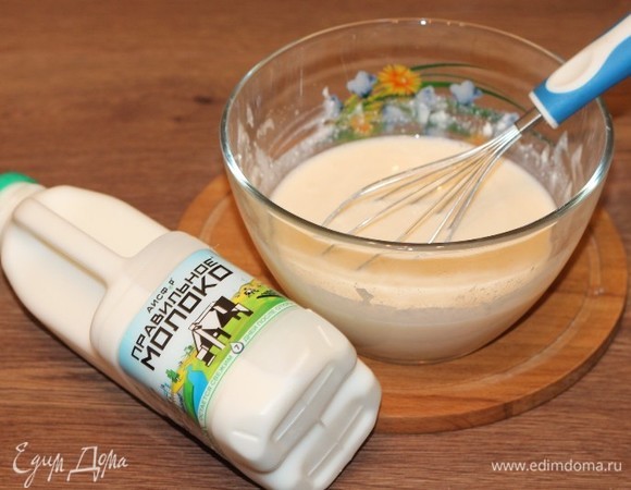 Добавить ПравильноеМолоко АО АИСФеР, перемешать.