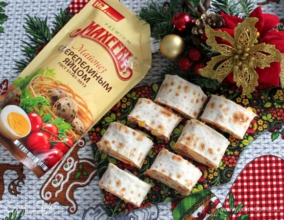 Простая и быстрая, но очень вкусная и праздничная закуска готова!