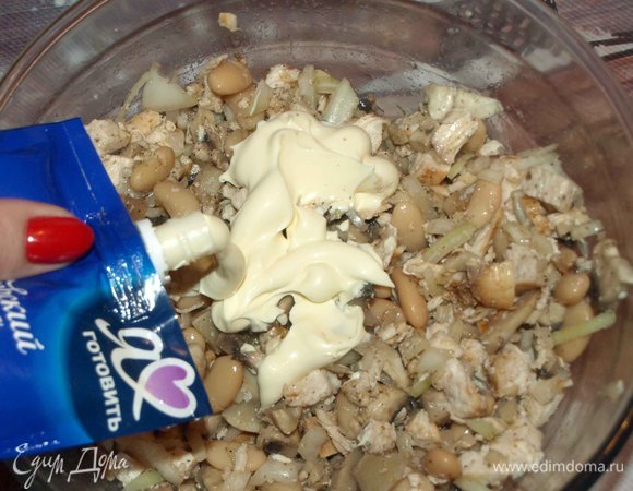 Добавляем майонез ТМ «Московский провансаль» «Оливковый».