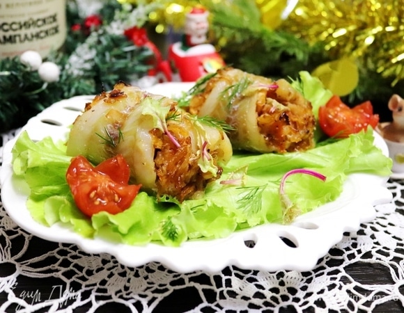 Рулеты из минтая готовы! Очень вкусно! Приятного аппетита!