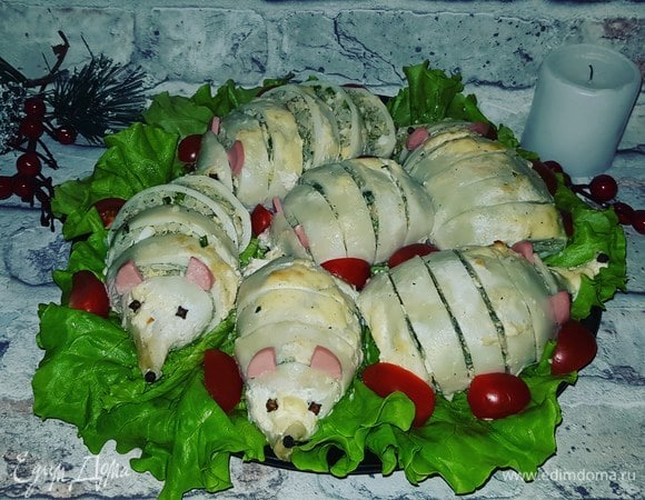 Приятного аппетита и с Новым годом всех!