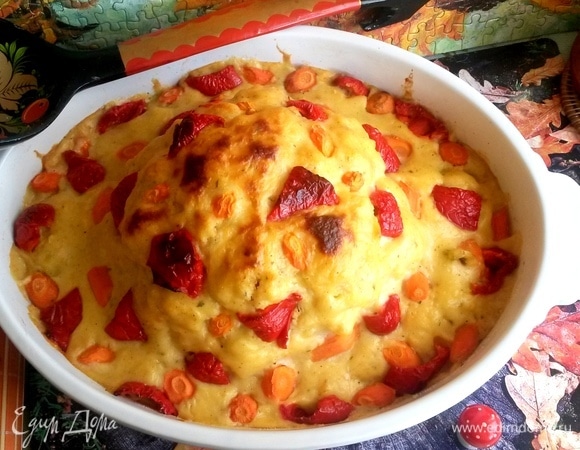 В конце можно посыпать сыром и запечь до образования корочки.