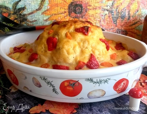 Подать на стол в такой красивой форме, которую я выиграла здесь на сайте.