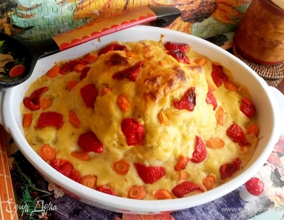 Кстати, в керамике блюдо долго не остывает.