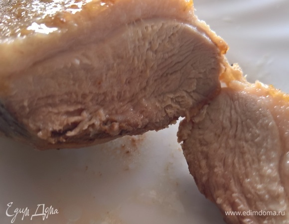 Сочной внутри.