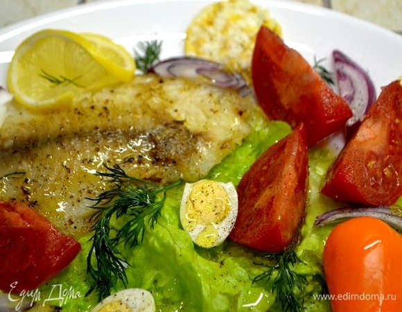 Сверху все посолить, полить оливковым маслом. Приятного аппетита!