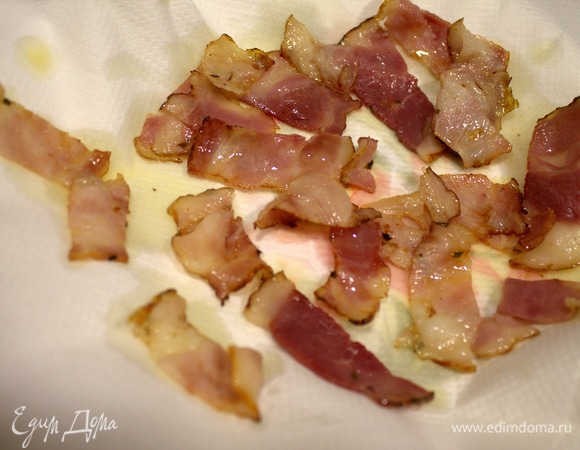 Переносим на салфетку.