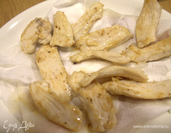 Тоже перенести на салфетку.