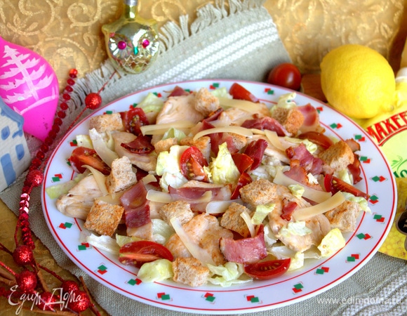 Это легкий салатик, непременно попробуйте!