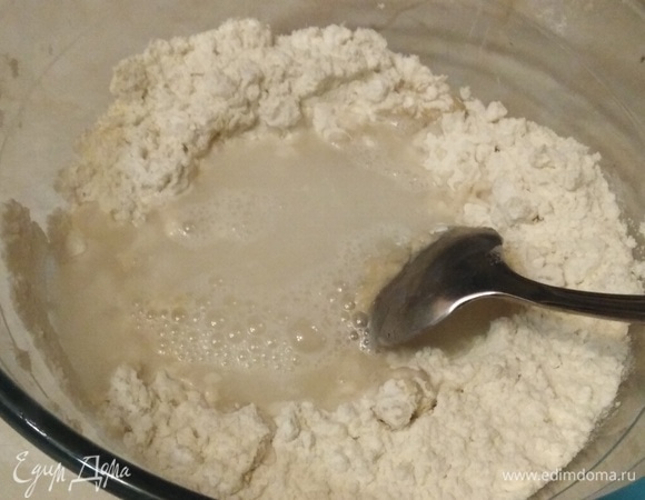 Добавить теплую воду.