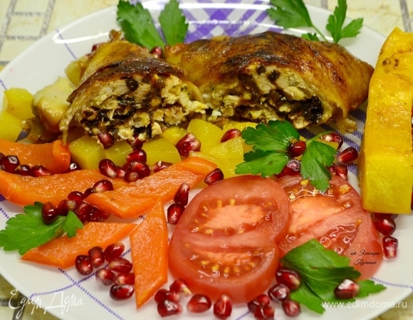 Какой красивый окорочок в разрезе, и видно, какой он вкусный)