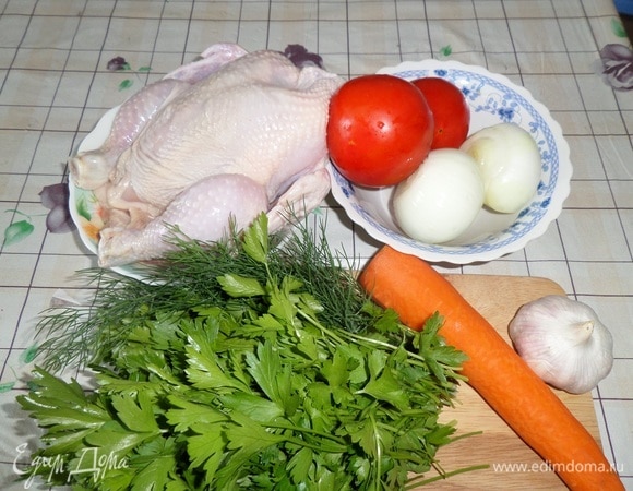 Подготавливаем продукты.