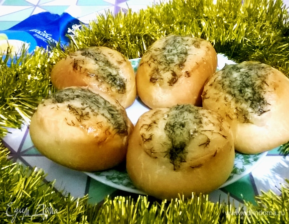 Вынимаем готовые булочки и остужаем.