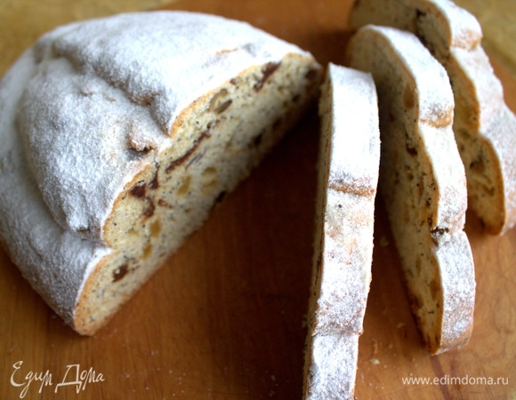 Остывший нарезать на ломтики.