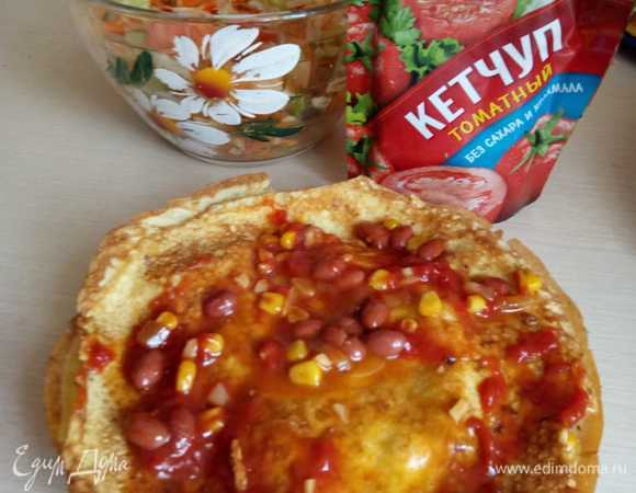 А можно просто, не сворачивая, с кетчупом ТМ «МахеевЪ» или майонезом ТМ «МахеевЪ».