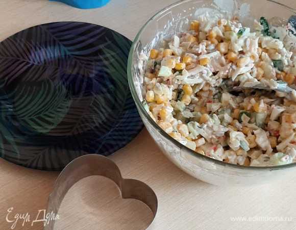 Все перемешиваем и кладем в формочку.