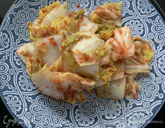 Вот такая красивая и вкусная капуста получилась!