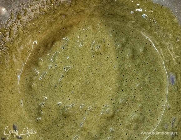 Должно получиться вот такое велюровое красивое тесто.