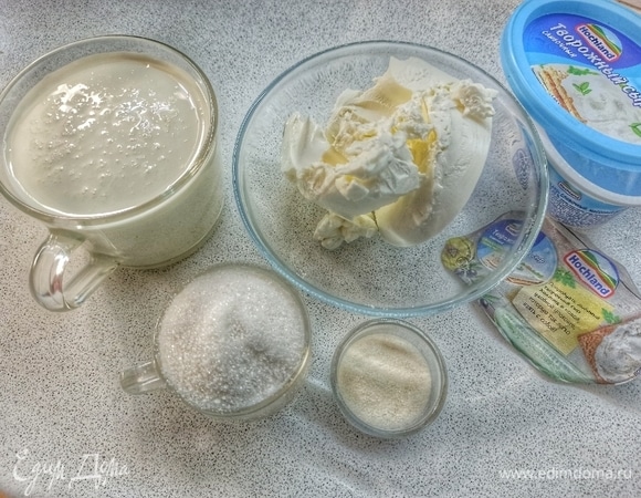 Готовим творожный сливочный мусс.