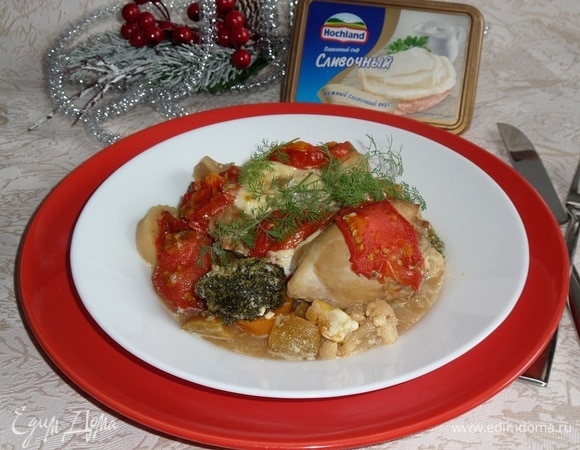 Подаем со свежей зеленью.