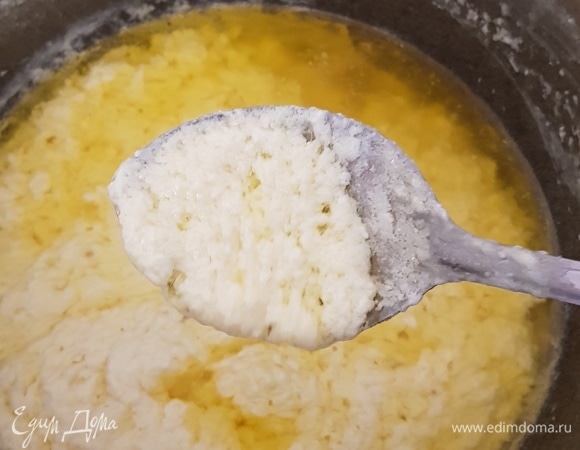 Отделение масла. Все как бы сворачивается.