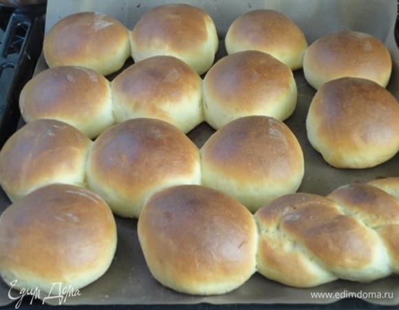 По этому же рецепту пришлось сегодня готовить булочки на завтрак.