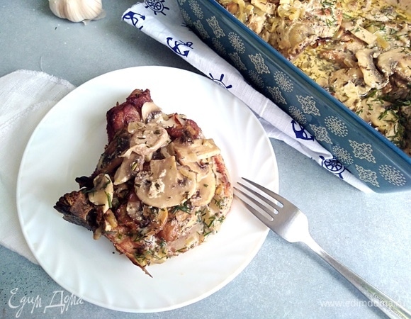 Сочетание тимьяна с грибами и сливками очень подходит для мяса! Попробуйте и вы!