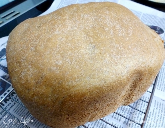 По истечении времени прозвучит сигнал, и можно будет извлечь буханочку. Будьте осторожны, очень горячо!