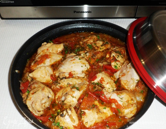 Чахохбили в микроволновке готово.