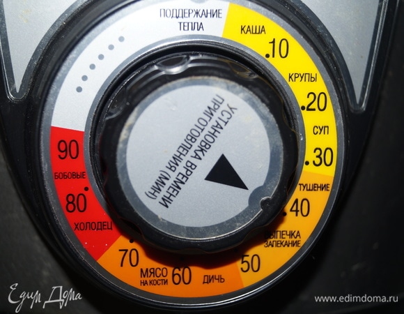 Таймер мультиварки установите на 40 минут.