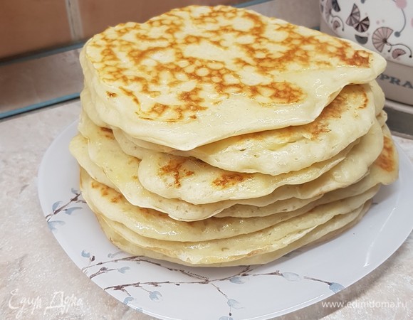 Из этого количества получается около 20 блинчиков.