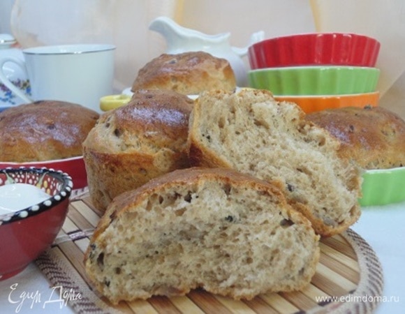 Вот такой разлом у остывших булочек.