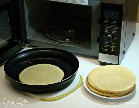 Через полчаса все блинчики были готовы.