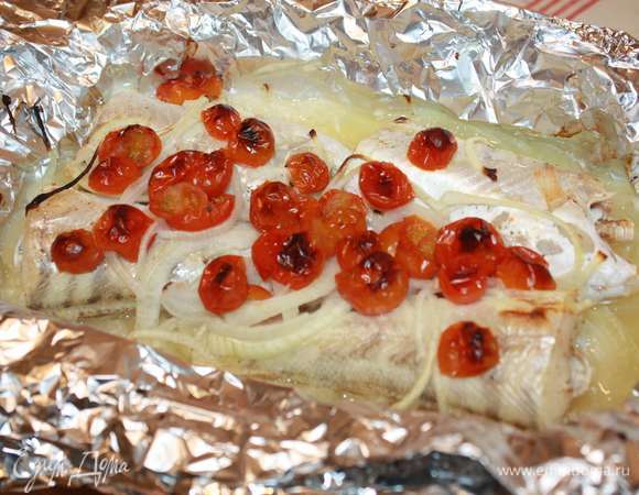 Затем раскрыть фольгу и дать подрумянится в духовке еще 5 минут.