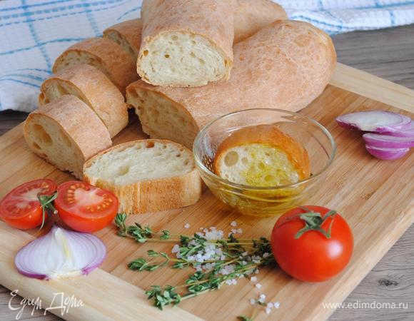 Из этого же теста можно приготовить багеты.