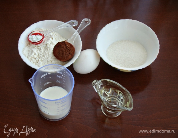 Подготовить все необходимые ингредиенты для капкейков.