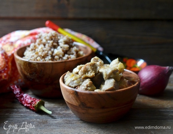 И гречка, и мясо — все готово! Приятного аппетита!