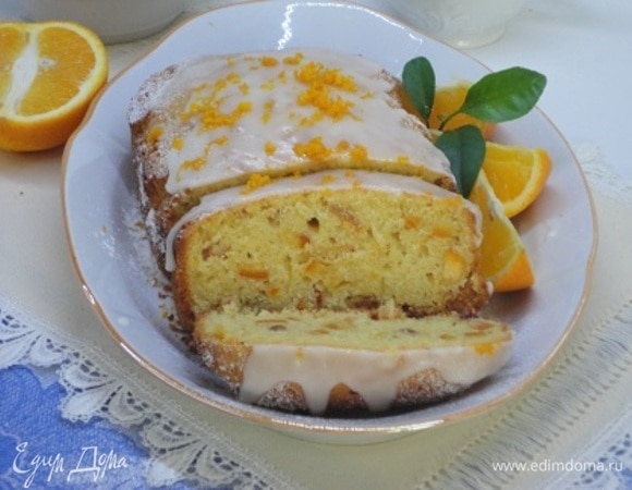 Вот каким солнечным получился кекс!