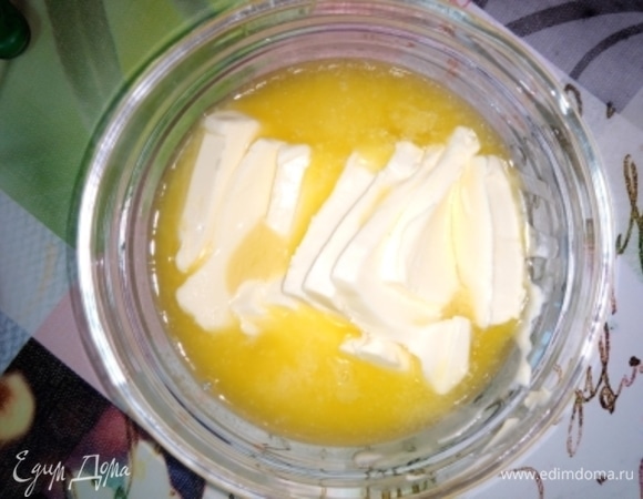 Масло сливочное немного растопить.