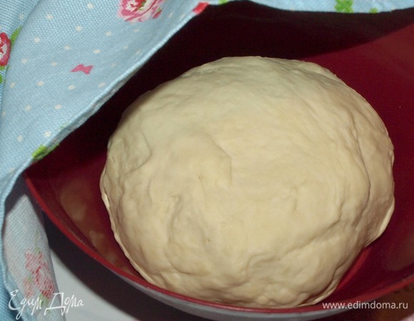 Готовое тесто накрываем чистым полотенцем и оставляем на 30–60 минут отдохнуть.
