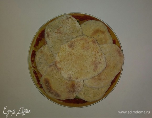 Получаются вот такие ароматные лепешки. Приятного аппетита!