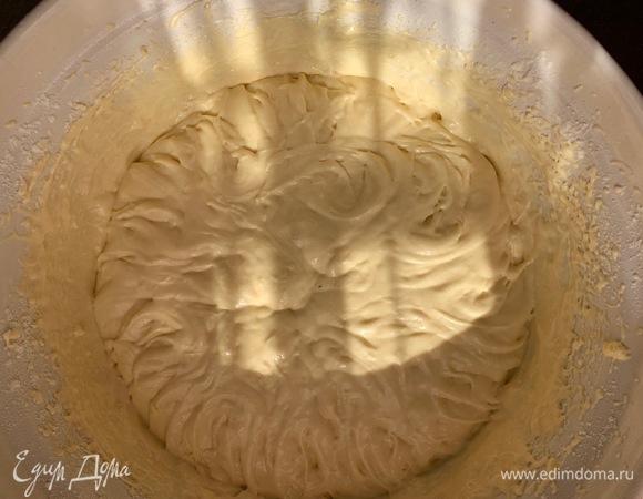 Пышное и гладкое тесто.