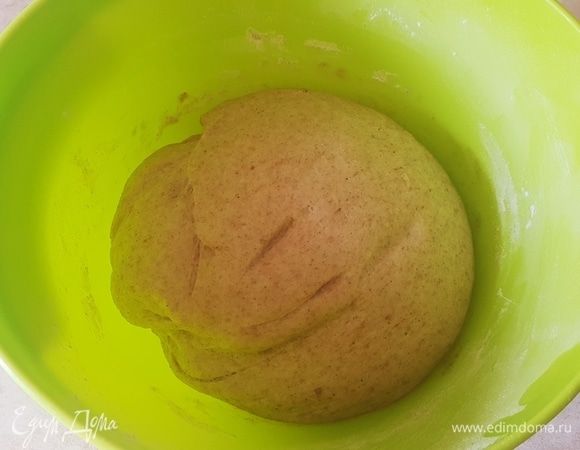 Тесто очень хорошо поднимается.