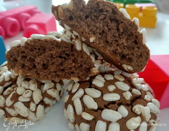 Пряники с воздушным рисом готовы. Приятного аппетита!