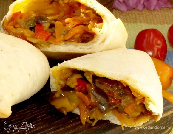 Хрустящая корочка и сочная овощная начинка!