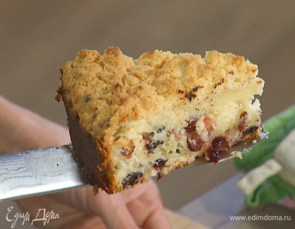 Так пирог выглядит в разрезе. Приятного аппетита!